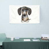 Merle Dapple Dachshund Schattige Wiener Dog Spandoek (Beurs)
