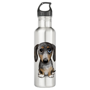 Merle Dapple Dachshund Schattige Wiener Dog Waterfles