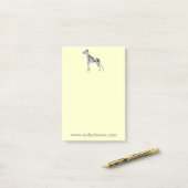 Merle Dog Argentiniër Post-it® Notes (Op bureau)