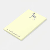 Merle Dog Argentiniër Post-it® Notes (Schuin)