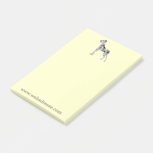 Merle Dog Argentiniër Post-it® Notes (Schuin)