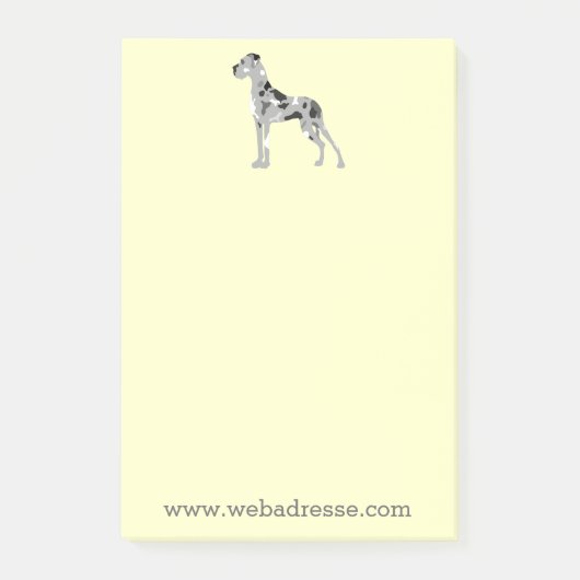 Merle Dog Argentiniër Post-it® Notes (Voorkant)