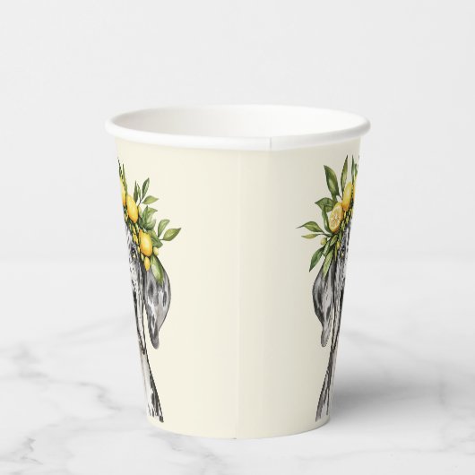 Merle Great Dane Dog Lemon Crown Papieren Bekers (Rechts)