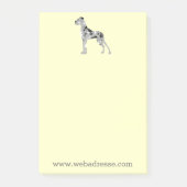 Merle Great Dane Post-it® Notes (Voorkant)