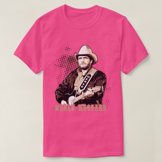 Merle Haggard T-shirt (Design voorkant)