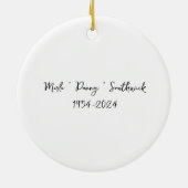 Merle Southwick Keramisch Ornament (Achterkant)