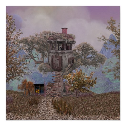 Merle's Boomhut Perfect Poster (Voorkant)