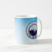 Merlette Ski Station Orcières Koffiemok (Voorkant rechts)