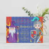 Merlijn & Ridders van de Ronde Tafel Camelot Uitno Kaart (Staand voorkant)