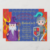 Merlijn & Ridders van de Ronde Tafel Camelot Uitno Kaart (Voorkant / Achterkant)