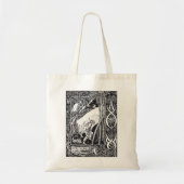 Merlin and Nimue, by Aubrey Beardsley - HD Tote Bag (Voorkant)
