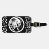 Merlin Art Nouveau fantasie Bagagelabel (Voorkant horizontaal)