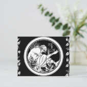 Merlin Art Nouveau fantasie Briefkaart (Staand voorkant)