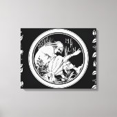 Merlin Art Nouveau fantasie Canvas Afdruk (Voorkant)