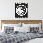 Merlin Art Nouveau fantasie Canvas Afdruk (Insitu (Slaapkamer))