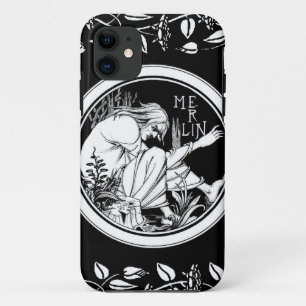 Merlin Art Nouveau fantasie iPhone 11 Hoesje