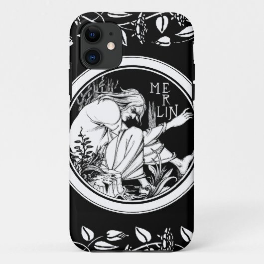 Merlin Art Nouveau fantasie Case-Mate iPhone Case (Achterkant)