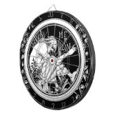 Merlin Art Nouveau fantasie Dartbord (Voorkant Rechts)