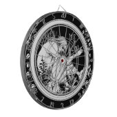 Merlin Art Nouveau fantasie Dartbord (Voorkant Links)