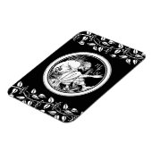 Merlin Art Nouveau fantasie Magneet (Linkerzijde)