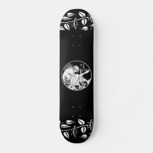 Merlin Art Nouveau fantasie Skateboard