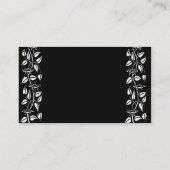 Merlin Art Nouveau fantasie Visitekaartje (Achterkant)