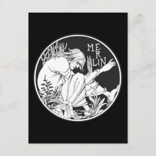 Merlin Aubrey Beardsley Briefkaart