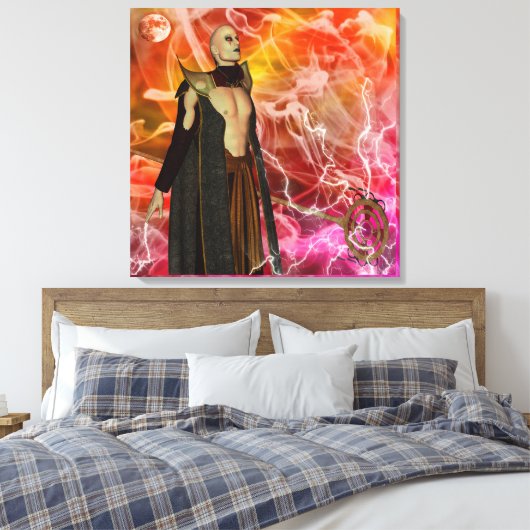 Merlin Canvas Afdruk (Insitu (Slaapkamer))