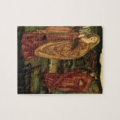 Merlin en Nimue uit 'Morte d'Arthur', 1861 Legpuzzel (Horizontaal)