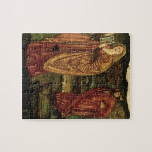 Merlin en Nimue uit 'Morte d'Arthur', 1861 Legpuzzel (Horizontaal)