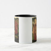 Merlin en Nimue uit 'Morte d'Arthur', 1861 Mok (Midden)