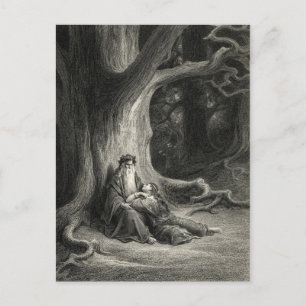 Merlin en Vivien Briefkaart