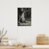 Merlin en Vivien Poster (Keuken)