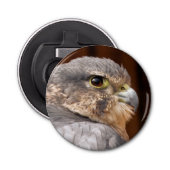 MERLIN FALCON BIRD VAN PREY BUTTON FLESOPENER (Voorkant)