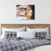 MERLIN FALCON BIRD VAN PREY CANVAS AFDRUK (Insitu (Slaapkamer))
