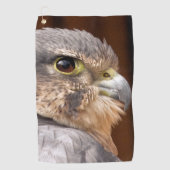 MERLIN FALCON BIRD VAN PREY GOLFHANDDOEK (Voorkant)