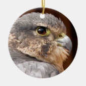 MERLIN FALCON BIRD VAN PREY KERAMISCH ORNAMENT (Voorkant)