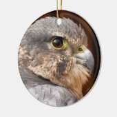 MERLIN FALCON BIRD VAN PREY KERAMISCH ORNAMENT (Links)