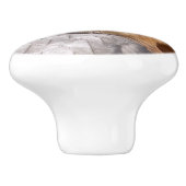 MERLIN FALCON BIRD VAN PREY KERAMISCHE KNOP (Zijkant)