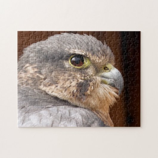 MERLIN FALCON BIRD VAN PREY LEGPUZZEL (Horizontaal)