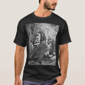 Merlin in Black and White T-Shirt (Voorkant)