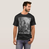 Merlin in Black and White T-Shirt (Voorkant volledig)