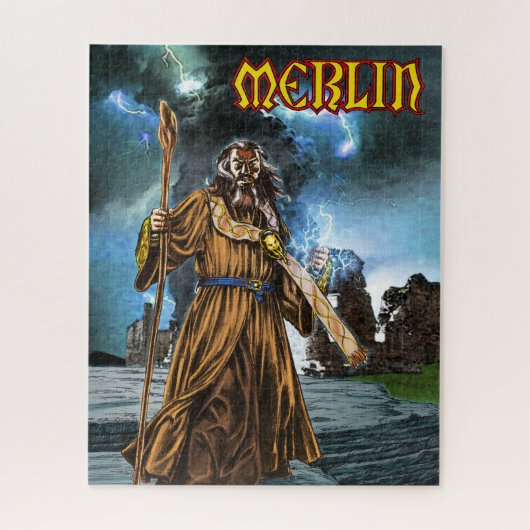 Merlin puzzle legpuzzel (Verticaal)