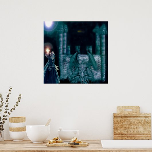 Merlin & The Dragon Poster (Keuken)