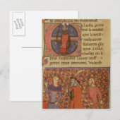 Merlin tutoring Arthur Briefkaart (Voorkant / Achterkant)