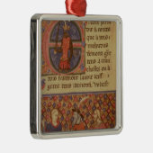 Merlin tutoring Arthur Metalen Ornament (Rechts)