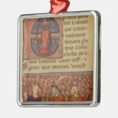 Merlin tutoring Arthur Metalen Ornament (Links)