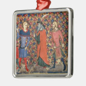 Merlin tutoring Arthur Metalen Ornament (Links)