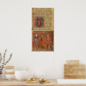 Merlin tutoring Arthur Poster (Keuken)