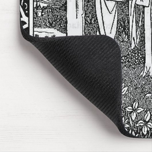 Merlin, van Aubrey Beardsley - HD Muismat (Hoek)